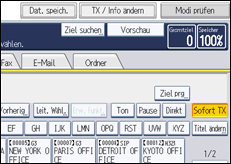 Abbildung Bedienfeld-Display