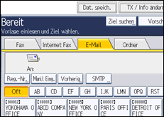 Abbildung Bedienfeld-Display