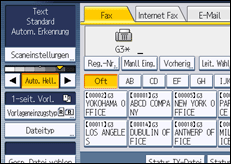 Abbildung Bedienfeld-Display