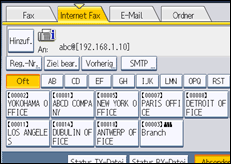 Abbildung Bedienfeld-Display