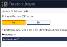 Abbildung Bedienfeld-Display