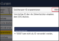 Abbildung Bedienfeld-Display