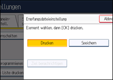 Abbildung Bedienfeld-Display