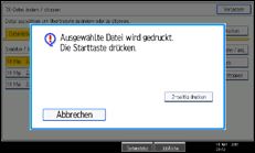 Abbildung Bedienfeld-Display