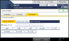 Abbildung Bedienfeld-Display
