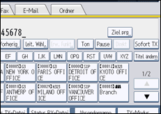 Abbildung Bedienfeld-Display