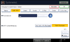 Abbildung Bedienfeld-Display
