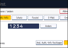 Abbildung Bedienfeld-Display