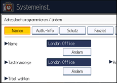 Abbildung Bedienfeld-Display