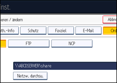 Abbildung Bedienfeld-Display
