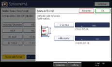 Abbildung Bedienfeld-Display