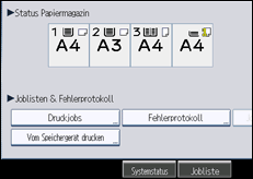 Abbildung Bedienfeld-Display