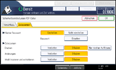 Abbildung Bedienfeld-Display