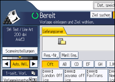Abbildung Bedienfeld-Display