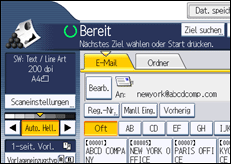 Abbildung Bedienfeld-Display