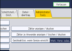 Abbildung Bedienfeld-Display