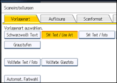 Abbildung Bedienfeld-Display