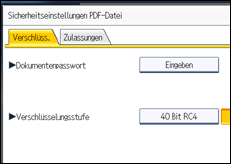 Abbildung Bedienfeld-Display