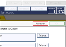 Abbildung Bedienfeld-Display