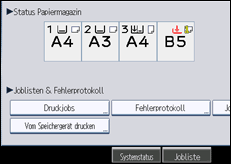 Abbildung Bedienfeld-Display