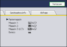 Abbildung Bedienfeld-Display