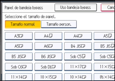 Ilustración de la pantalla panel de mandos