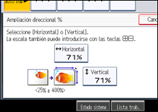 Ilustración de la pantalla panel de mandos