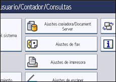Ilustración de la pantalla panel de mandos