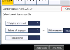 Ilustración de la pantalla panel de mandos