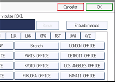 Ilustración de la pantalla panel de mandos