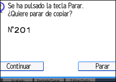 Ilustración de la pantalla panel de mandos
