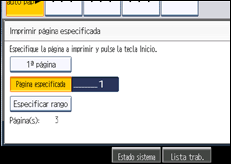 Ilustración de la pantalla panel de mandos