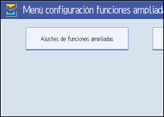 Ilustración de la pantalla panel de mandos