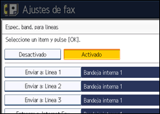 Ilustraci&oacute;n de la pantalla panel de mandos
