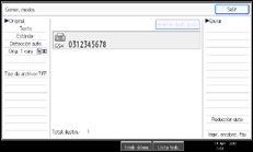 Ilustración de la pantalla panel de mandos