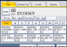 Ilustración de la pantalla panel de mandos