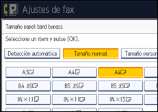 Ilustración de la pantalla panel de mandos