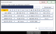 Ilustración de la pantalla panel de mandos