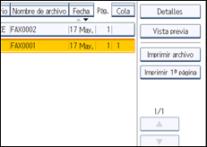 Ilustración de la pantalla panel de mandos