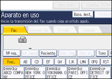 Ilustración de la pantalla panel de mandos