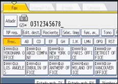 Ilustración de la pantalla panel de mandos