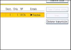 Ilustración de la pantalla panel de mandos
