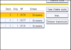 Ilustración de la pantalla panel de mandos