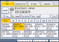 Ilustración de la pantalla panel de mandos