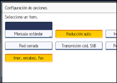 Ilustración de la pantalla panel de mandos