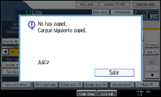 Ilustraci&oacute;n de la pantalla panel de mandos