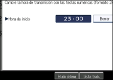 Ilustración de la pantalla panel de mandos