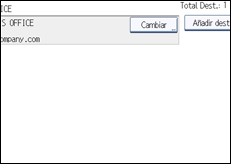 Ilustración de la pantalla panel de mandos