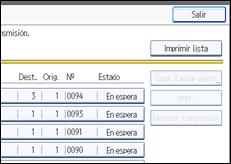 Ilustración de la pantalla panel de mandos