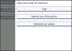 Ilustración de la pantalla panel de mandos
